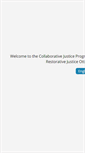 Mobile Screenshot of collaborativejustice.ca
